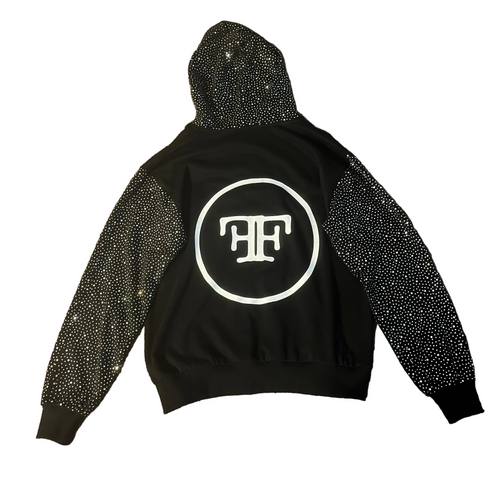Green rhinestone Forever Family apparel