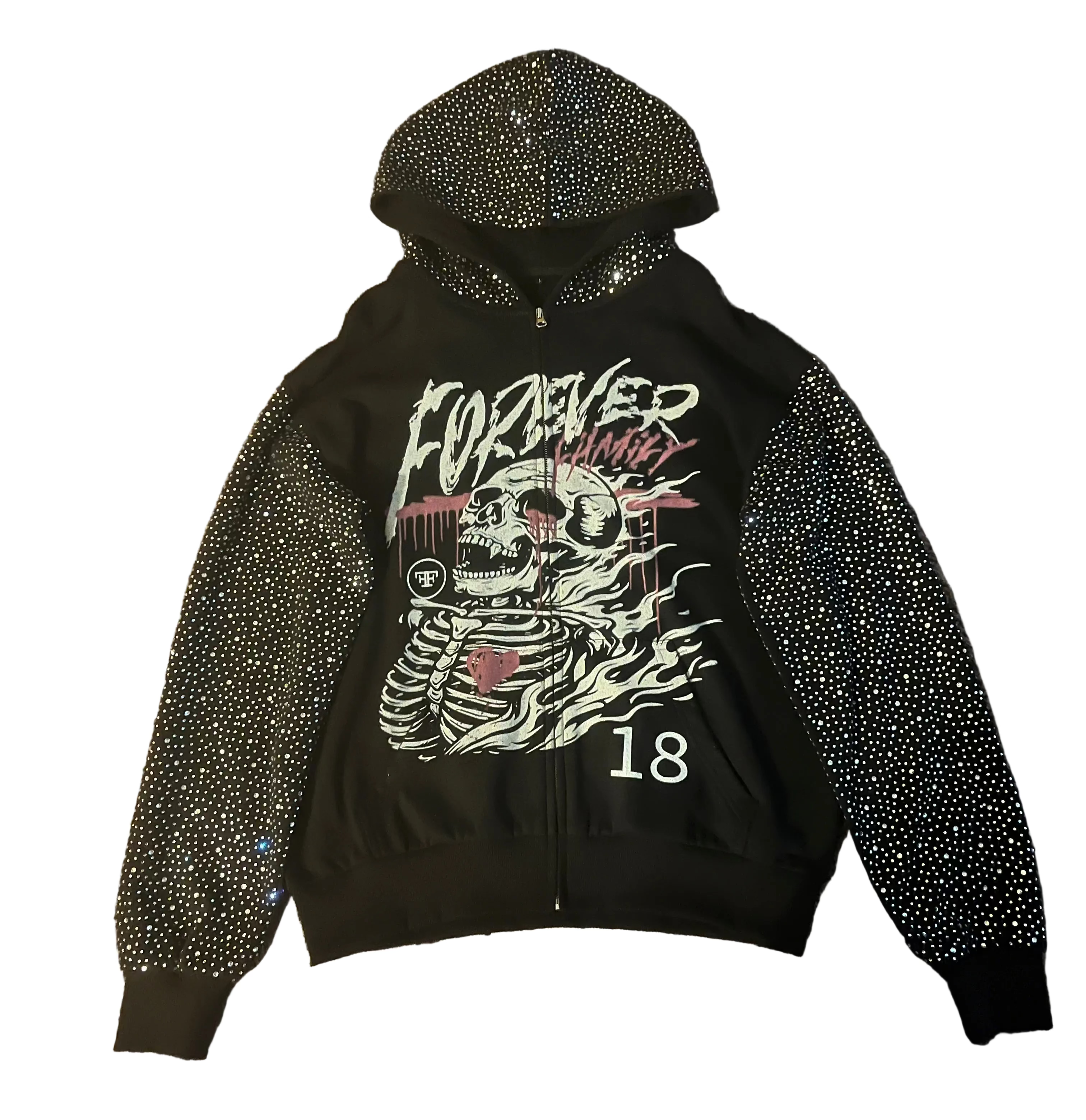 Pink Rhinestone ForeverFamily Apparel